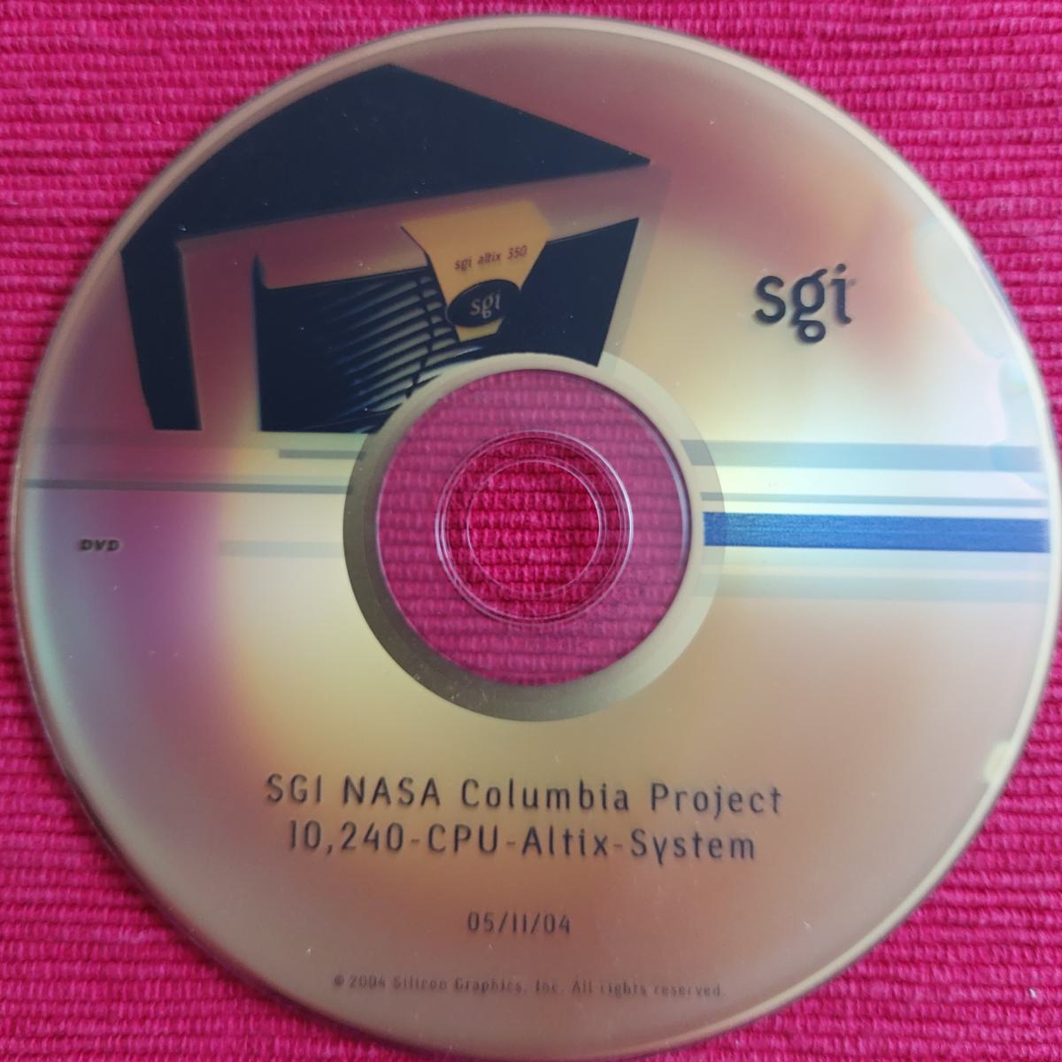 SGI NASA Columbia CD